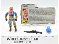 Zandar V1 100% Complete 1986 GI Joe ARAH Hasbro Vintage Action Figure