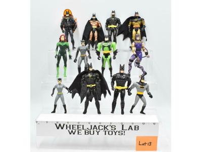 Lot #13 12 Batman DC Comics Superheroes Villains ToyBiz Kenner Action Figures