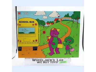 Barney the Dinosaur 35PC Floor Puzzle 1993 Milton Bradley NEW SEALED