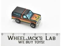Ford Bronco Black 1980 Vintage Mattel Hot Wheels Blackwall