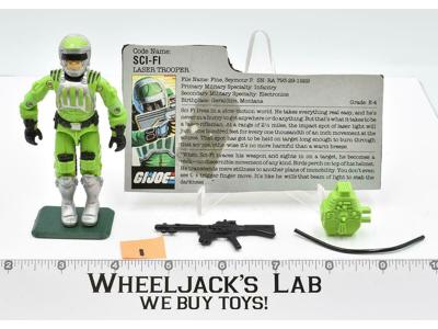 Sci-Fi #1 V1 100% Complete 1986 GI Joe Hasbro ARAH Vintage Action Figure