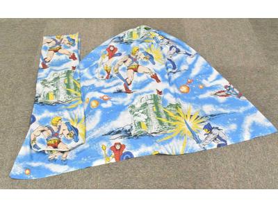 He-Man Skeletor Twin Sheet Set MOTU 1983 Mattel Masters of the Universe
