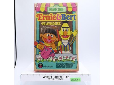 Ernie & Bert Playhouse Sesame Street 1986 Colorforms Game NEW SEALED