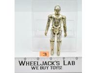 C-3PO #3 100% Complete Star Wars 1977 Vintage Kenner Action Figure NO REPRO
