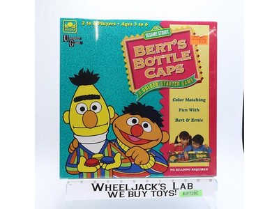 Bert's Bottle Caps Board Game Sesame Street 1994 University Games NEW SEALED