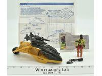 Darklon's Evader W/ Darklon Complete 1989 GI Joe Hasbro Vintage Action Figure