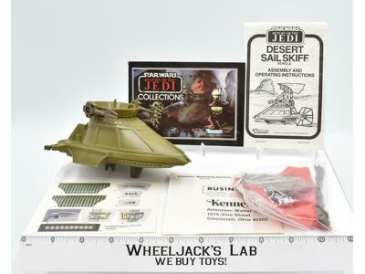 Desert Sail Skiff Mini Rig UNUSED STICKERS Complete 1983 Star Wars ROTJ Kenner