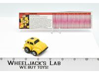 Bumblebee Yellow 100% Complete Vintage 1985 G1 Transformers Hasbro