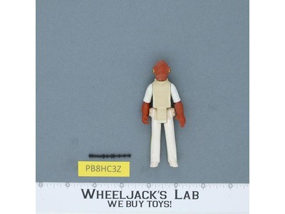 Admiral Ackbar 100% Complete TAIWAN Star Wars ROTJ 1982 Vintage Kenner NO REPRO
