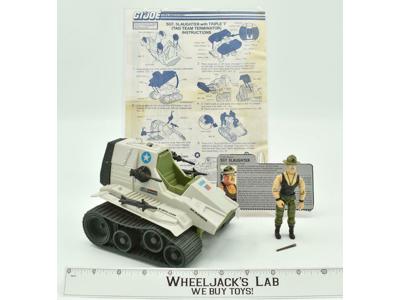Triple T With Sgt. Slaughter 100% Complete 1986 GI Joe ARAH Hasbro Vintage