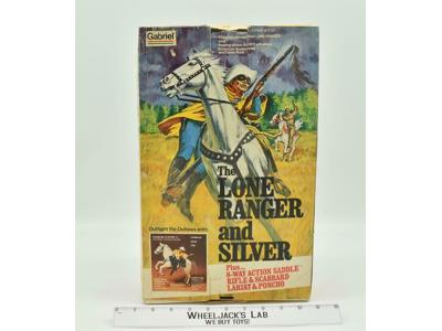The Lone Ranger and Silver Lone Ranger 1973 Gabriel Vintage Action Figure