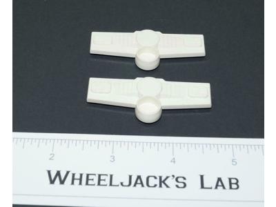 Ultra Magnus 2x White Trailer Connector Tabs Clips 1986 Vintage G1 Transformers