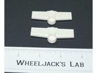 Ultra Magnus 2x White Trailer Connector Tabs Clips 1986 Vintage G1 Transformers