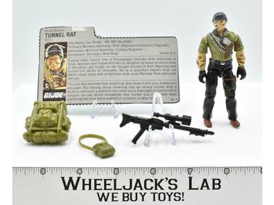 Tunnel Rat V1 100% Complete 1987 GI Joe ARAH Hasbro Vintage Action Figure
