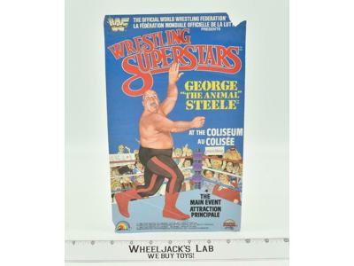 George "The Animal" Steele Original Poster 1985 WWF LJN Wrestling Vintage