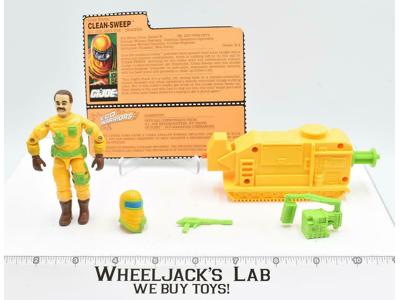 Clean-Sweep V1 100% Complete ARAH 1991 Hasbro Vintage Action Figure