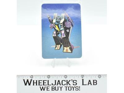 Skywarp Card 101 Variant Color Transformers Action Trading Cards 1985 G1