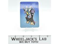Skywarp Card 101 Variant Color Transformers Action Trading Cards 1985 G1
