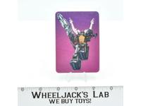 Shrapnel Card 112 Variant Color Transformers Action Trading Cards 1985 G1