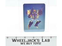 Blitzwing Card 111 Variant Color Transformers Action Trading Cards 1985 G1