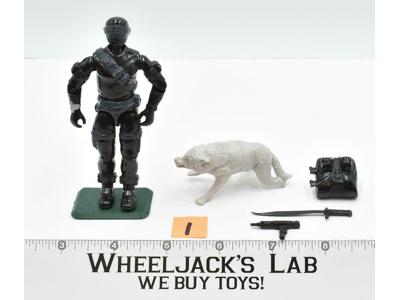 Snake Eyes #1 V2 100% Complete 1985 GI Joe Vintage Hasbro Action Figure