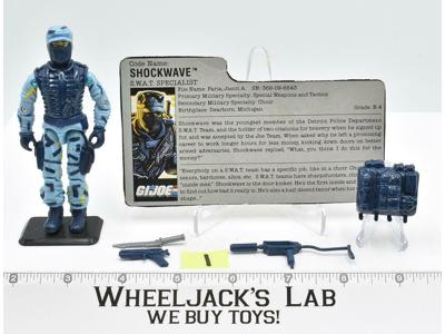Shockwave #1 V1 100% Complete 1988 GI Joe ARAH Hasbro Vintage Action Figure