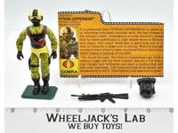 Copperhead V2 100% Complete GI Joe  ARAH Vintage Hasbro 1989 Action Figure