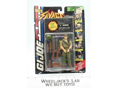 Sgt. Savage Commando W/VHS MOSC Sealed 1994 GI Joe Hasbro Action Figure