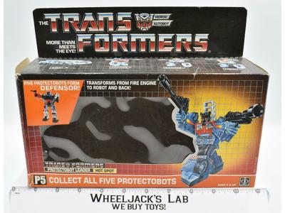 Hot Spot Box Only 1986 Action Figure Vintage Hasbro G1 Transformers