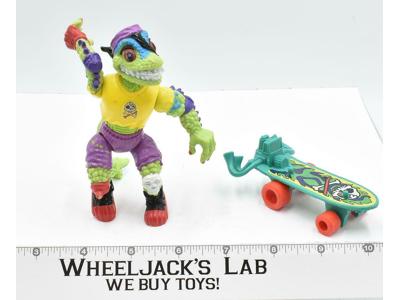 Mondo Gecko 100% Complete 1990 TMNT Teenage Mutant Ninja Turtle Playmates Toys