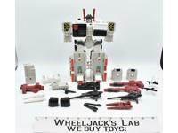 Metroplex WHITE MINT 100% Complete 1985 G1 Vintage Hasbro Transformers Vintage