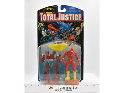 The Flash Total Justice Batman 1996 Kenner NEW MOSC Action Figure