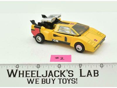 Sunstreaker #2 Vintage Hasbro 1980 G1 Transformers SPOILER &amp; TIRE MISSING