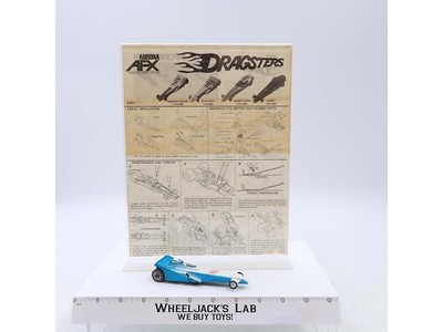 Dyno-Mite Dragster w/ Instruction Sheet 1973 Aurora AFX Model Motoring
