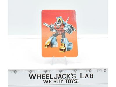 Slag Card 33 Variant Color Transformers Action Trading Cards 1985 G1