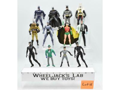 Lot #15 12 Batman DC Comics Superheroes Villains ToyBiz Kenner Action Figures