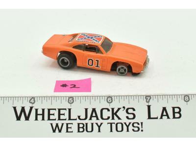 General Lee Dodge Charger #2 Dukes of Hazzard 1980 Ideal Toy Corp Slot Car