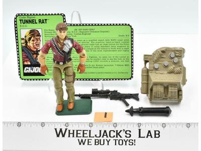 Tunnel Rat #1 V3 1990 GI Joe ARAH Hasbro Vintage Action Figure