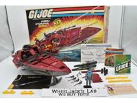 Cobra Moray Hydrofoil 100% Complete W/ Driver &amp; Box GI Joe 1985 Hasbro Vintage