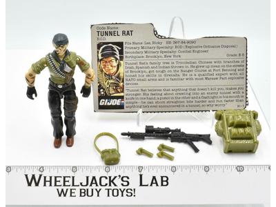 Tunnel Rat V1 100% Complete GI Joe ARAH Vintage Hasbro 1987 Action Figure