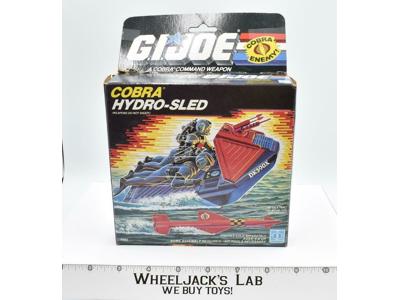 Cobra Hydro-Sled Vehicle W/Box 100% Complete GI Joe 1986 Action War Hasbro