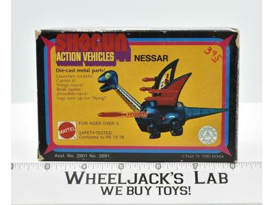 Nessar Die-Cast 100% Complete W/Box Shogun Vehicles 1978 Mattel Vintage