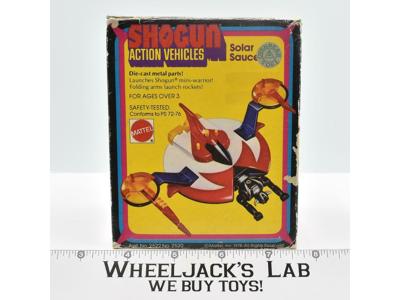 Solar Saucer Die-Cast W/Box Shogun Vehicles 1978 Mattel Vintage Action Figure