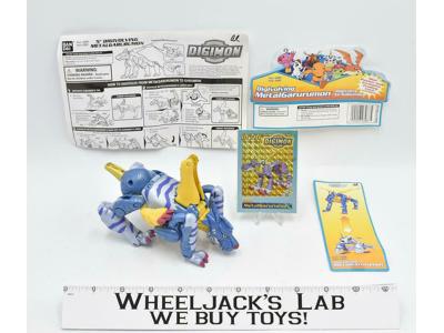 Digimon Digivolving MetalGreymon to Gabumon 1999 Digital Monsters Bandai