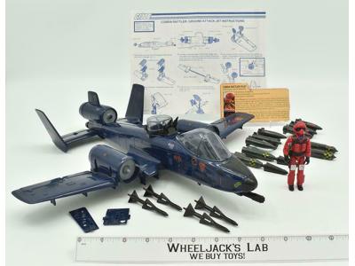 Cobra Rattler Attack Jet &amp; Wild Weasel 100% Complete 1984 G.I. Joe Vehicle