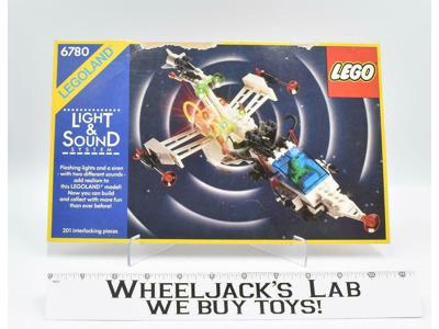 6080 Space Ship Light &amp; Sound Empty Box Front Vintage Lego Legoland