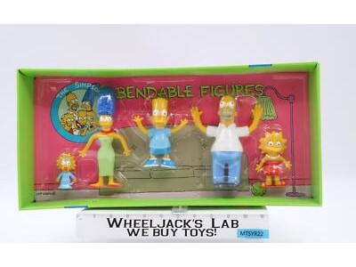 Simpson Family Bendable Figures The Simpsons 1990 Jesco Action Figure NEW SEALED