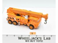 Grapple #1 1985 G1 Transformers Vintage Hasbro MISSING BACK BUMPER