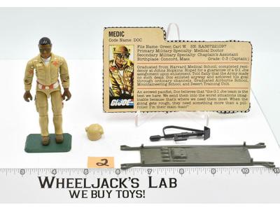 Doc #2 V1 100% Complete GI Joe 1983 Vintage Hasbro Action Figure