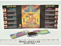 The Bots Master 3D Glasses and Poster 1993 Toy Bix Nuoptix 3D Lens
